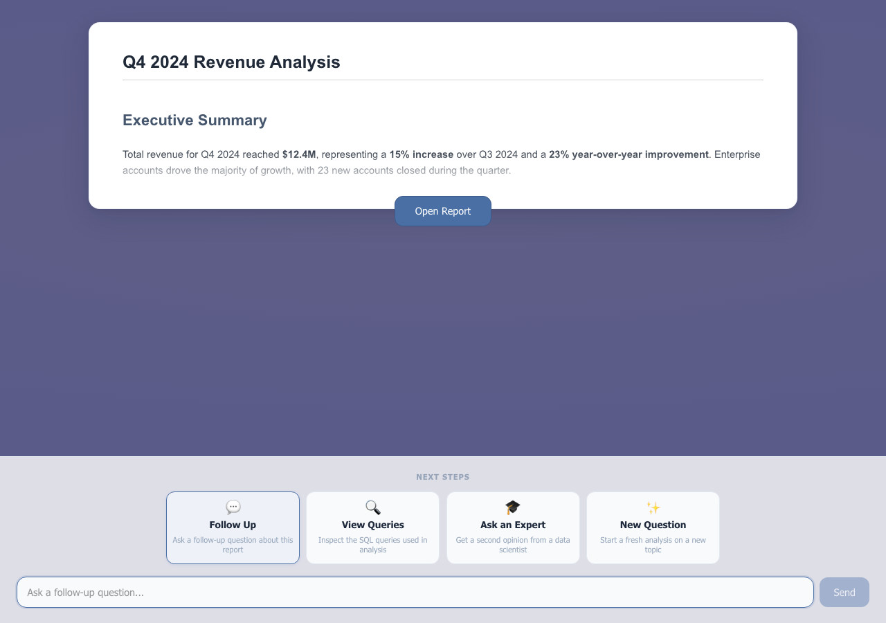 Go Deeper on Any Finding